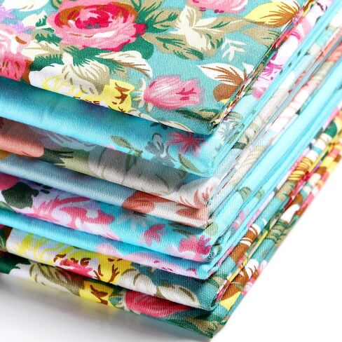 Boao 3 Pieces 3 Yards 62 Inch Wide Vintage Cotton Fabric Solid Pattern Pre Cut Quilting Fabric Bundle for Mother's Day Quilting Sewing Crafting DIY Making in Saudi Arabia