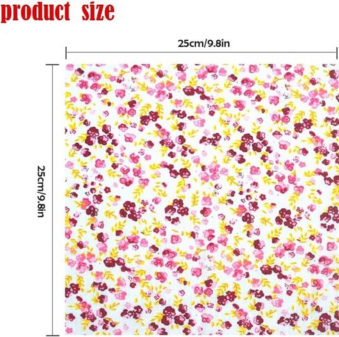 35pcs 9.8 "× 9.8" مربعات القطن القطن لحف اللوازم اللوازم اللوازم ذات التصميم متعدد الألوان طباعة من أجل DIY (أحمر/أصفر/أخضر/أزرق/وردي/أرجواني/رمادي/أسود) in Kuwait
