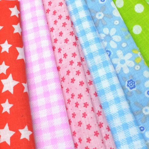 35pcs 9.8 "× 9.8" مربعات القطن القطن لحف اللوازم اللوازم اللوازم ذات التصميم متعدد الألوان طباعة من أجل DIY (أحمر/أصفر/أخضر/أزرق/وردي/أرجواني/رمادي/أسود) in Kuwait