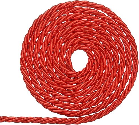 تقليم الحبل الملتوي Uxcell ، 3 مم/11 ياردة حبل الحبل من الحرير البوليستر 3-pla in Kuwait