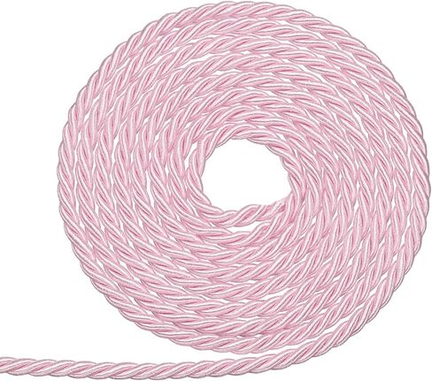تقليم الحبل الملتوي Uxcell ، 3 مم/11 ياردة حبل الحبل من الحرير البوليستر 3-pla in Kuwait