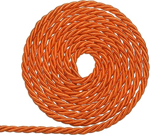 تقليم الحبل الملتوي Uxcell ، 3 مم/11 ياردة حبل الحبل من الحرير البوليستر 3-pla in Kuwait