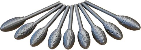 Texture Tool Set for Art Projects, 5 Piece Oval Pattern Rollers Kit, Modeling Sticks for DIY Crafts (Both Ends) in Saudi Arabia