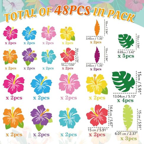 Spring Bulletin Board Decorations for Classroom- 48 Pcs Colorful Butterfly Flower Paper Cutouts with Dot Glue for Home School Classroom Wall Door Decorations, Floral Party Supplies in Saudi Arabia