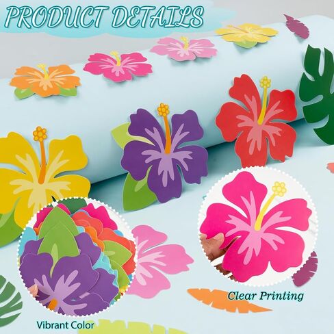 Spring Bulletin Board Decorations for Classroom- 48 Pcs Colorful Butterfly Flower Paper Cutouts with Dot Glue for Home School Classroom Wall Door Decorations, Floral Party Supplies in Saudi Arabia
