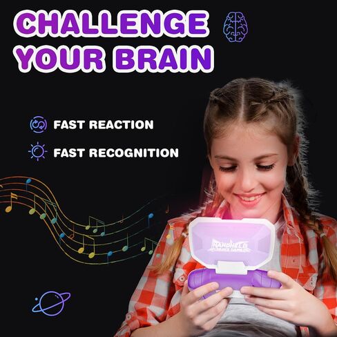 Handheld Dance Games for Kids - 4 Fun Brain & Memory & Reaction & Speed Training Pop Fidget Toys for Boys and Girls -Birthday Gifts for Age 6-12 Years Old Kids Teens Gift Ideas-W/Battery in Saudi Arabia