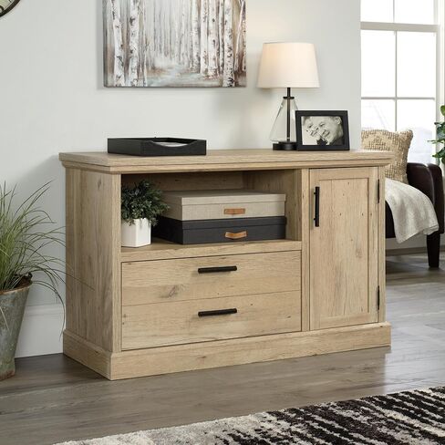 Sauder Aspen Post Commercial Office Credenza, in a Prime Oak Finish in Kuwait