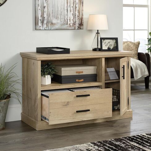 Sauder Aspen Post Commercial Office Credenza, in a Prime Oak Finish in Kuwait
