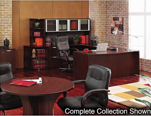 Alera Valencia 60 by 24 by 29-12-Inch Credenza Shell, Medium Cherry Frame/Top in Kuwait