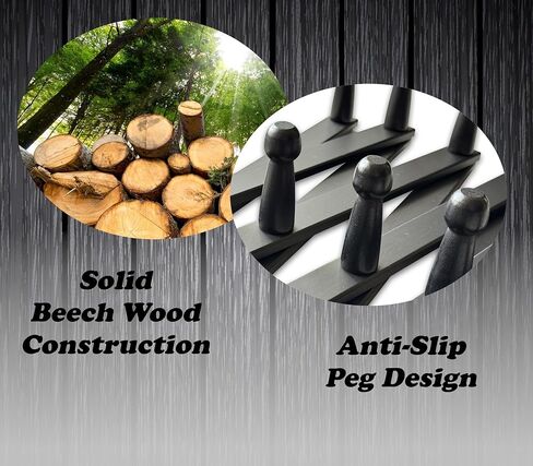 Expandable Wooden Coat Rack Hanger – Accordion Wall Mounted Pine Wood Hooks – Hand Made Vintage Expending Pegs – Hang Coat, Jacket, Hat, Leash, Towel, Mug, Bag – Distressed White in Saudi Arabia