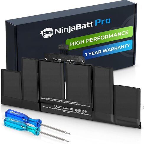 بطارية NinjaBatt A1278 A1322 لجهاز Apple MacBook Pro 13 بوصة [منتصف 2012 2010 2009 أوائل 2011 أواخر 2011] - أداء عالي [76.56 واط في الساعة/11.6 فولت] in Saudi Arabia