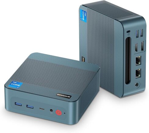 M3 Mini PC Intel Ultra 7 155H Windows 11 Pro 32GB DDR5(Dual 16GB x2) 1TB NVMe M.2 2280 SSD, Intel Arc Graphics 2.25GHz, Thunderbolt 4 8K 60HZ, Dual 2.5GbE LAN, WiFi 6E, BT 5.2 in Kuwait
