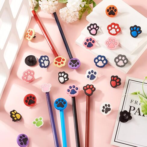 Fashewelry 24pcs قلم رصاص أعلى زخارف زخارف بلاستيكية بلاستيكية بلاستيك الفراغية اليعسوب مقاطع قلم رصاص القلم القالب الالتزام in Saudi Arabia