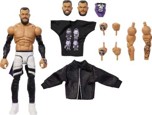 Mattel WWE Ultimate Edition Action Figure & Accessories, 6-inch Bray Wyatt Collectible Set, Swappable Heads & Hands, 30 Articulation Points in Saudi Arabia