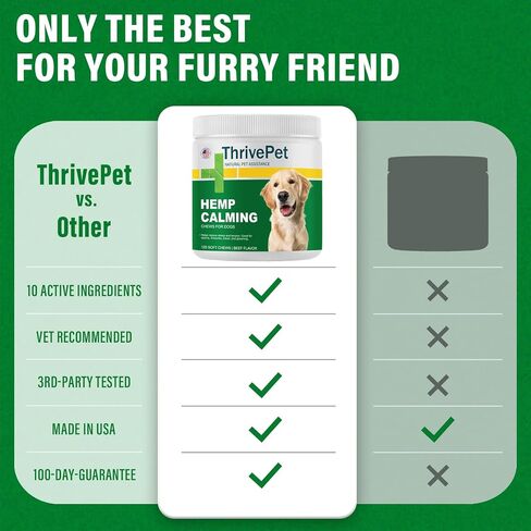 Hemp Calming Chews for Dogs - 120 Count | Chicken Flavor - Puppy Dog Calming Treats Supplement for Storm Anxiety, Sleep, Relaxing, Separation Aid, Stress Relief - Vet Approved - Made in USA in Saudi Arabia