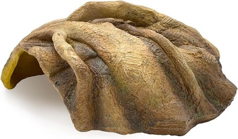 Reptile Hide Large Caves Simulation Tree Hideout Snake Hide Leopard Gecko Terrarium Plastic Plant Leaves Ornament Habitat Shelter Decor for Lizard Hermit Crab Spider Frog Amphibians in Saudi Arabia