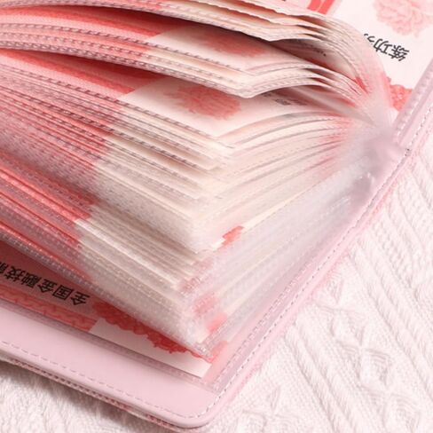 100 موثق Envelope Challenge ، كتاب تحديات الادخار مع الأظرف ، مظاريف توفير الأموال تحدي التوفير الموثق بنجاح الوصول إلى أهداف المدخرات الخاصة بك (الأرجواني ب) in Kuwait