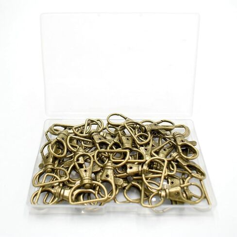 Swivel Clasp Hooks, Key Chain Clip Hooks, D Ring Clip Lanyard Snap Hook for Keychain Making, Purse Hardware, Lanyard Making, DIY Craft (3/4" Inside Width) in Saudi Arabia