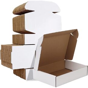 Horlimer 9x6x2 بوصة مربعات الشحن مجموعة من 50