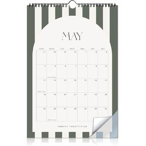 Aesthetic 2025-2026 Wall Calendar - Runs from May 2025 Until December 2026 - The Perfect Modern Calendar Planner for Easy Organizing