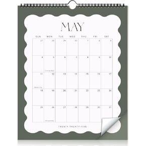 Aesthetic 2025-2026 Wall Calendar - Runs from May 2025 Until December 2026 - The Perfect Modern Calendar Planner for Easy Organizing