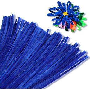 Giwrmu 100 Pieces Pipe Cleaners Chenille Stem, Light Purple Pipe Cleaners Craft, Fuzzy Sticks Craft Supplies, Colored Pipe Cleaner for Creative Handmade DIY Art Craft Project