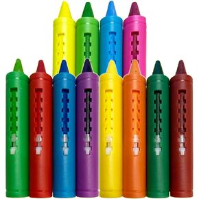 Shower Brainstorming Writing Set - 12pc Twelve Color Retractable Writing