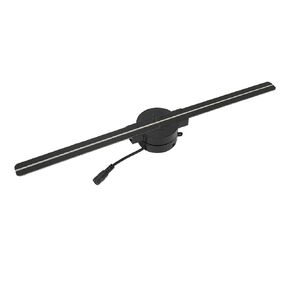 3D Hologram Fan,2000x224 Resolution Projector,LED Beads,HD Display,Custom Video Editing,Remote Control, for Business, Store, Party (US Plug)