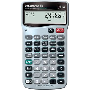 Calculated Industries 3415 Qualifier Plus IIIx Advanced Real Estate Mortgage Finance Calculator | Simple Operation | Buyer Pre-Qualifying | Solves Payments, Amortization, ARMs, Combos, FHA, VA, More