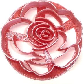ROSE FLOWER DESIGN PATTERN CONCHA CUTTER MEXICAN SWEET BREAD STAMP MADE IN USA PR4518