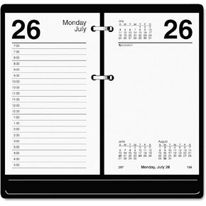 AT-A-GLANCE E717R-50 تقويم المكتب المعاد تدويره ، 3 1/2 "× 6" ، 2015