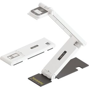INS-Flip 4 4K USB Portable Document Camera/Webcam—13MP Ultra HD, Foldable Design, Auto Focus, Built-in Mic and LED, Mac OS, Windows, Chromebook Compatible for Distance Learning, Remote Teaching