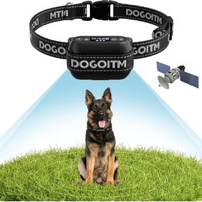 Wireless Dog Fence System, GPS Wireless Dog Collar with 3 Correction Mode, Pet Containment System with AI Smart Signal, Electric Dog Fence Collar for Outdoor Use Only