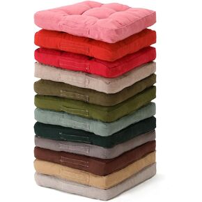 Gerrii 12 Pieces Classroom Floor Cushions with Handles Flexible Floor Seating Cushions Pillows School Chairs in Home School Classroom Kindergarten Daycare Nursery(Vivid Color,Round)