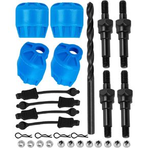 ترقيات RC جزء من صدمة البلاستيك حامي ومواجهة صدمة فولاذية لـ 1/8 Kraton Outcast Typhon talion 6s BLX ، 1/7 جناية مخالفة Mojave 6S BLX LIMINGLING