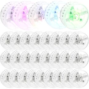 30 PCS تضيء yo yo bulk clear led repreenive yo yo blastic repressive balls for begrenner kids birthday عيد ميلاد حشوات التخزين