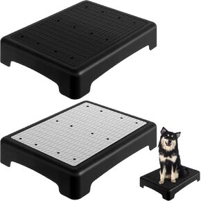 Chunful 2 PCS Cog Platform Plate Dog Place مع سطح غير مائل ، منصة خفة الحركة المحمولة ، معدات حامل تدريب الجرو المناسبة للكلاب الصغيرة المتوسطة (وليس للكلاب الكبيرة)