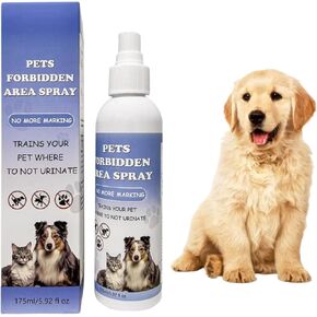 Pet Training Spray | Dog Deterrent Spraying for Peeing | Effective Dog Repellent Spraying for Furniture | Stops Chewing & Peeing | Safe for Indoor & Outdoor Use | 5.92 fl oz, 1 Pack