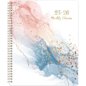 Monthly Planner 2025-2026 - Monthly Calendar 2025-2026 from July 2025 - December 2026, Calendar Planner with Tabs, Inner Pocket, 8.5‘’ x 11‘’