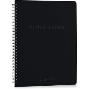ZICOTO Beautiful 2025-2026 Monthly Planner and Calendar Book - Aesthetic To Do List Notebook That Easily Organizes Your Tasks to Boost Productivity - Runs From April 2025 Until December 2026