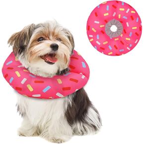 Soft Inflatable Cat Cone Collar - Adjustable Cat Donut Collar for Recovery, Stop Licking, Cat E Collar Suitable for Small Medium Large Cats and Kittens Pet (Star Blue)