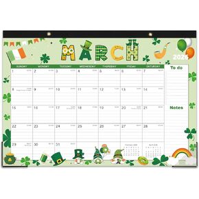 2025-2026 Desk Calendar - Jul 2025 - Dec 2026, 2025-2026 Calendar, 17" x 12", 18 Months Calendar, Seasonal Desktop Calendar, Notes Section