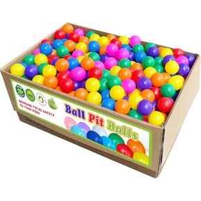 170 Pink Ball Pit Balls for Kids- Plastic Pink Balls for Ball Pit, Bright Colors Pit Balls for Toddlers 1-3 for Play Tent, Pool, Birthday Party Accessories, Birthday Decoration - 2.2 Inch
