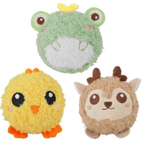 DKING 3PACK COMPACKY DOCK CALLS ، 2 In1 Funny Puppy Ball Toys ، Diardnist Dog Toy للكلاب الصغيرة المتوسطة (كرة المحيط) in Kuwait