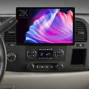 ASURE Car Stereo Radio for Silverado/GMC Sierra/Buick 2007-2013,10.1 inch 8Core 4+64GB Android Car Dash GPS Navigation Unit,Wireless Carplay Android Auto Receive Screen,1280x720 HD Touchscreen Player