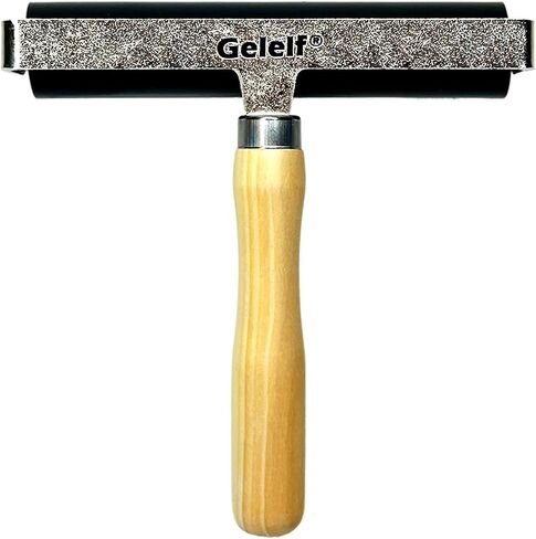 GELELF Smooth Peeling Brayer Roller - Wood Hand Roller Rollers Ink Roller Tape Roller for Gluing Taping Gel Printing Inking Block Printmaking Stamping Scrapbooks (#5: 3 Inch (8CM)) in Saudi Arabia