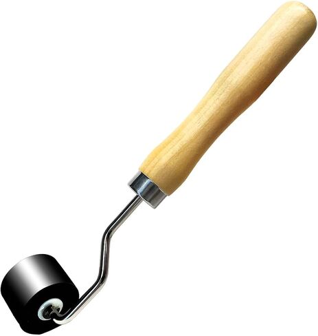 GELELF Smooth Peeling Brayer Roller - Wood Hand Roller Rollers Ink Roller Tape Roller for Gluing Taping Gel Printing Inking Block Printmaking Stamping Scrapbooks (#5: 3 Inch (8CM)) in Saudi Arabia