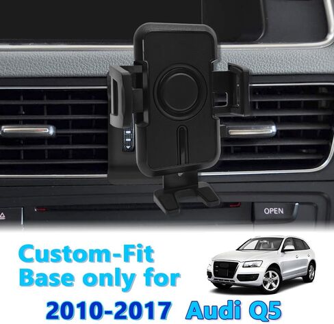 WAAPAK Car Phone Holder Mount 2018-2024 Audi Q5 SQ5 Auto Accessories Interior Decoration Smartphone Thick Case Cradles Navigation Bracket iPhone in Saudi Arabia