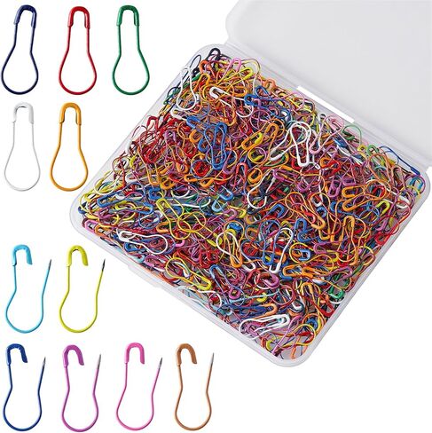 Black Bulb Pins 0.8" Safety Bulb Pins,Gourd Safety Pin Metal Calabash Pins Clothing Tag Pins for Knitting and DIY Project Craft Project,Home Accessories 200pcs in Kuwait