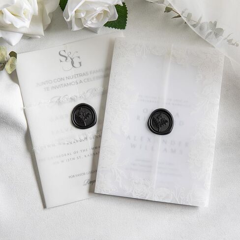 60 Pcs Emerald Green Wax Seal Stickers, Wedding Invitation Accessories Envelope Stickers - Self Adhesive Envelope Seals, Peferct for Invitation, Gift Box Craft Wrapping, Christmas Cards Decor in Kuwait